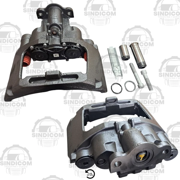 KOČIONA ČELJUST PRIKOLICE 19.5 LIJEVA BEZ NOSAČA BEZ PLOČICA BPW OE KAUCIJA