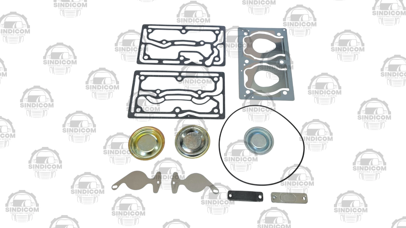 SET BRTVILA GLAVE KOMPRESORA BUS VOLVO RENAULT WABCO ZAMJ.