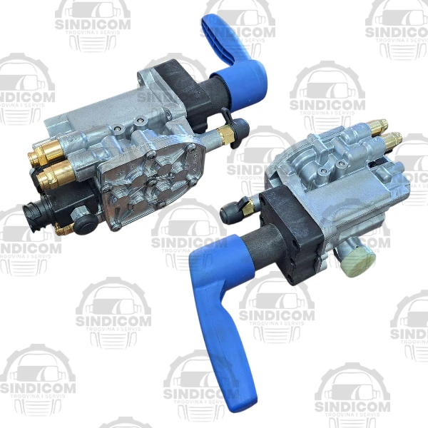 RUČICA ZA DIZANJE JASTUKA PLAVA 5 PRIKLJUČAKA BAJONET HALDEX OE - Slika 2