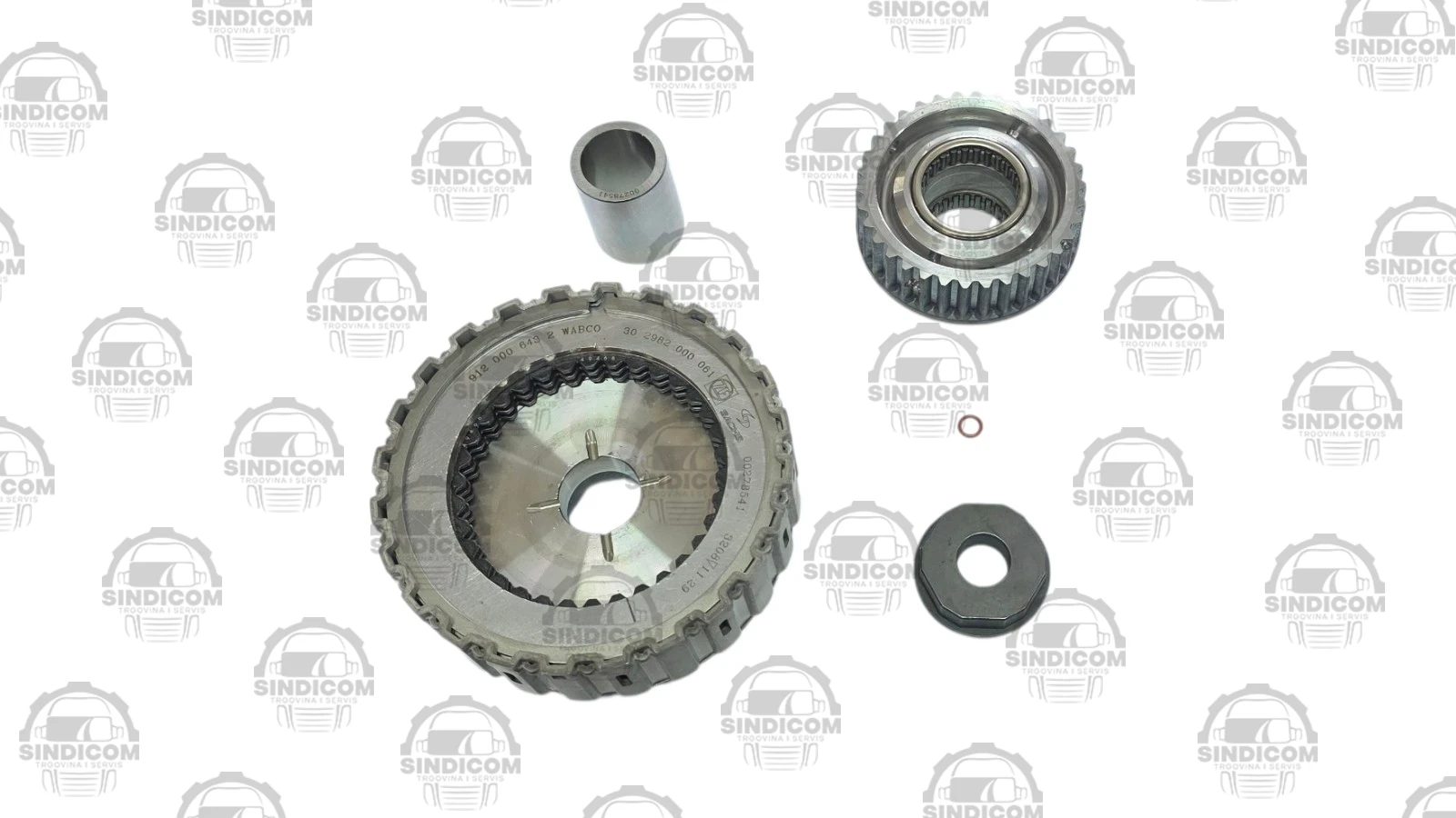 SET KVAČILA KOMPRESORA ZRAKA RENAULT VOLVO WABCO OE - Image 2