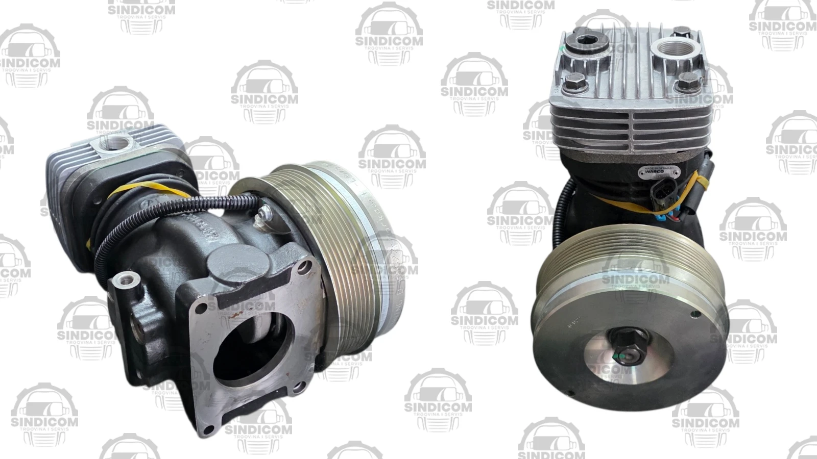 KOMPRESOR ZRAKA S KVAČILOM 75 mm JOHN DEERE WABCO OE - Slika 3