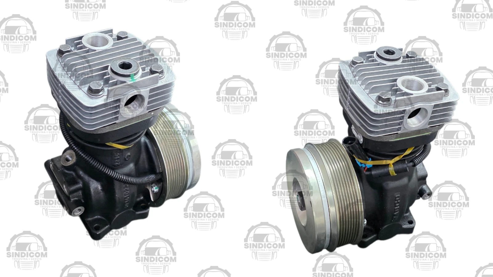 KOMPRESOR ZRAKA S KVAČILOM 75 mm JOHN DEERE WABCO OE - Slika 2