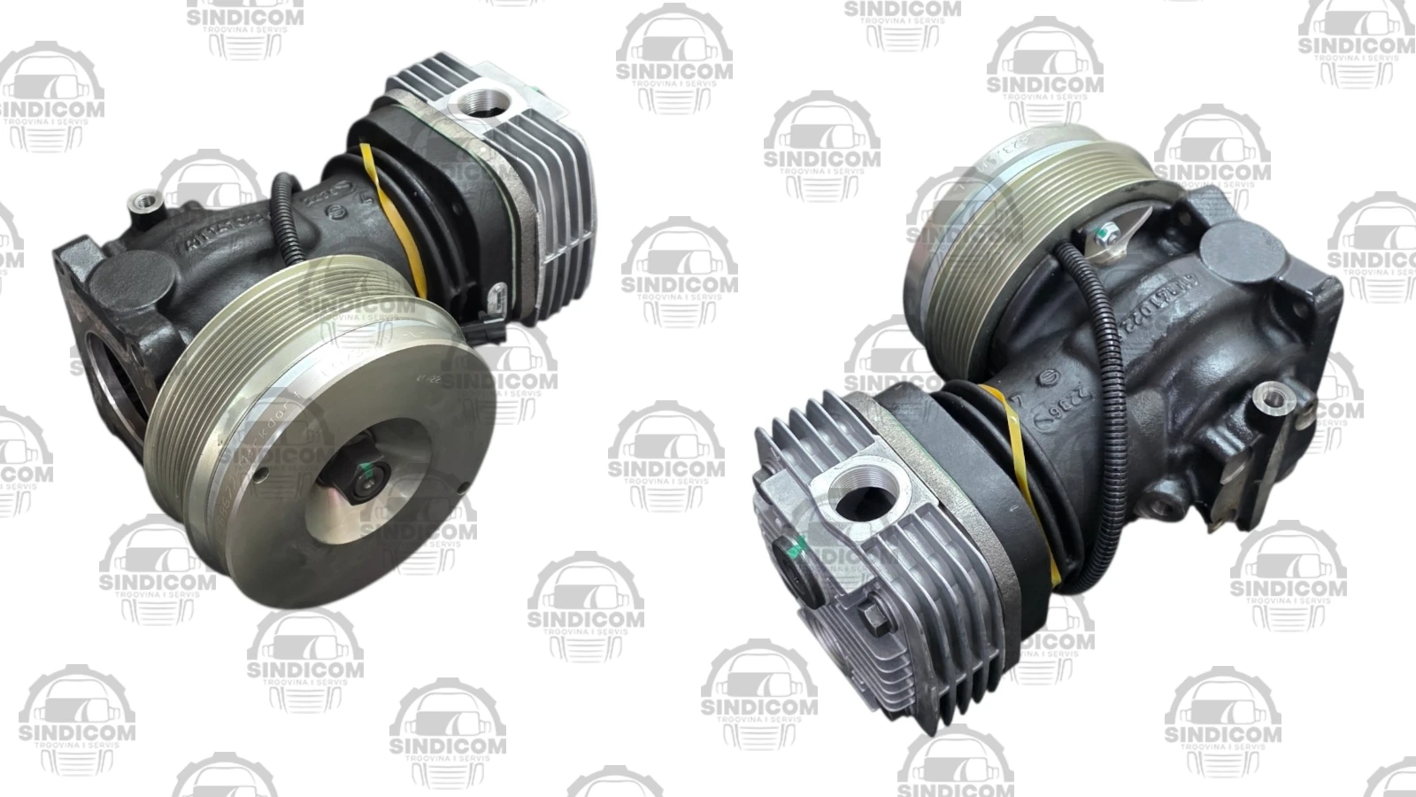 KOMPRESOR ZRAKA S KVAČILOM 75 mm JOHN DEERE WABCO OE