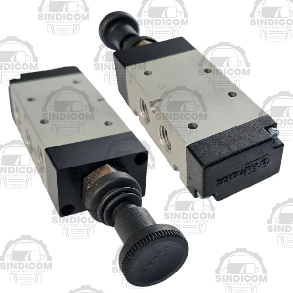 PNEUMATSKI VENTIL 5/2 S RUČKOM REDUKCIJE G1/4 AZ PNEUMATICA - Slika 2