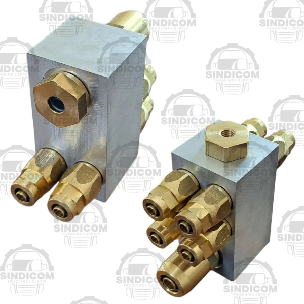 METALNI RAZVODNIK ZA PRIKOLICU S REDUKCIJAMA KEMPF SCHMITZ ZAMJ.