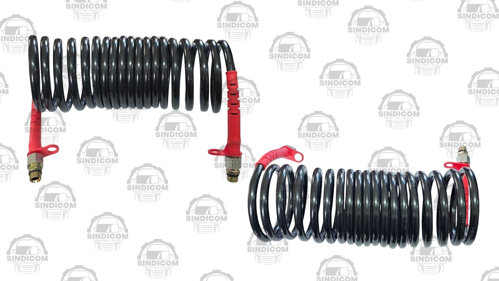 SPIRALNA CIJEV ZA ZRAK 4 m M16x1,5 CRVENA (RED) WABCO ZAMJ.
